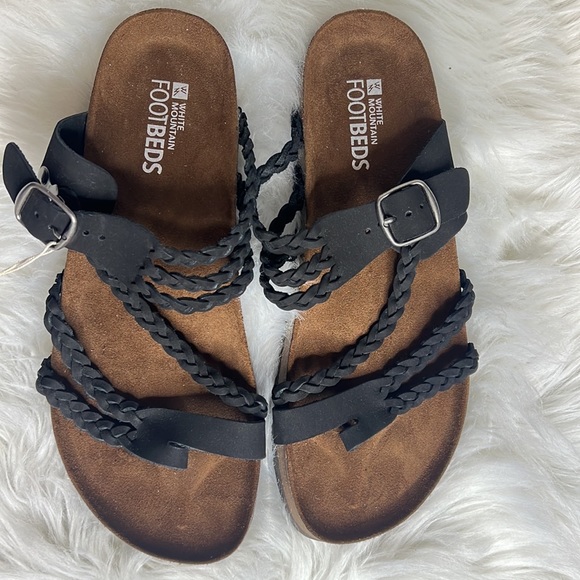 White Mountain Footbeds Sandals Size 11M - Picture 2 of 3